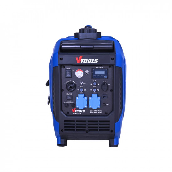 VTOOLS 4000W Silent Portable Recoil High-Performance Generator