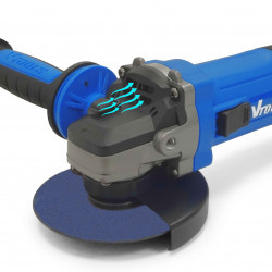 VTOOLS 1100W 115mm Professional Angle Grinder with Adjustable Speed