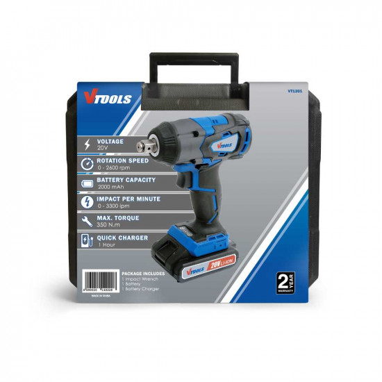 20V Cordless Impact Wrench With Brushless Motor