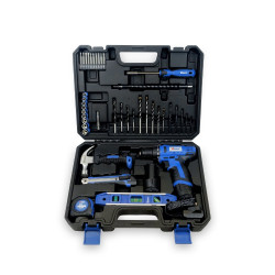 VTOOLS Cordless Drill Driver Set 12V with 2 Batteries + 42 Pcs Tool Kit