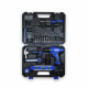 VTOOLS Cordless Drill Driver Set 12V with 2 Batteries + 42 Pcs Tool Kit