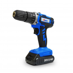 20V Cordless Impact Drill With 2 Batteries & 1 Charger
