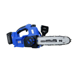 VTOOLS 10 Inch Cordless Chainsaw Mini, 20V Rechargeable Battery, with LED Power Indicator, for Garden Trees