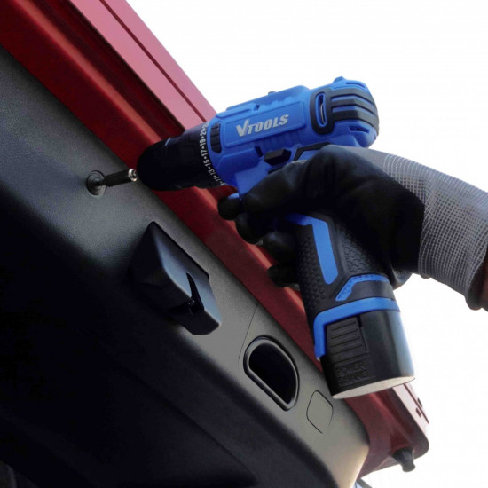 VTOOLS 16.8V Cordless Drill Driver with 1500mAh Battery