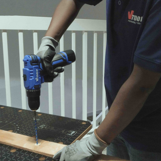 VTOOLS 16.8V Cordless Drill Driver with 1500mAh Battery
