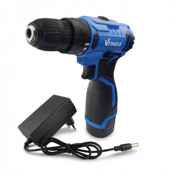 VTOOLS 16.8V Cordless Drill Driver with 1500mAh Battery