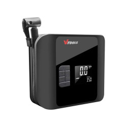 VTOOLS 12V Portable Smart Air Compressor with Dual Mode Power Supply