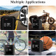 VTOOLS 12V Portable Smart Air Compressor with Dual Mode Power Supply