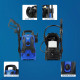 VTOOLS 100 Bar Electric Pressure Washer With 5 Meter Hose & Soap Dispenser