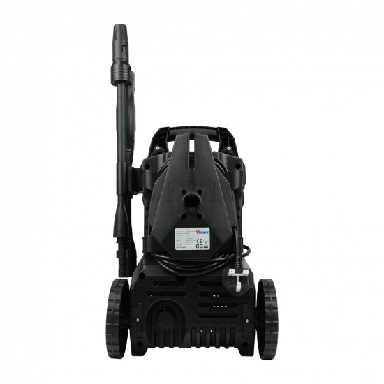 VTOOLS 135 Bar Electric Pressure Washer With 2 Wheels,5 Meter Hose & Soap Dispenser