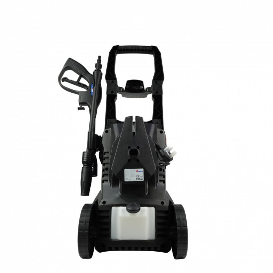 VTOOLS 165 Bar Electric Pressure Washer With 2 Wheels, Meter Hose & Soap Dispenser