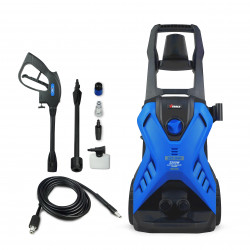 VTOOLS 165 Bar Electric Pressure Washer With 2 Wheels, Meter Hose & Soap Dispenser