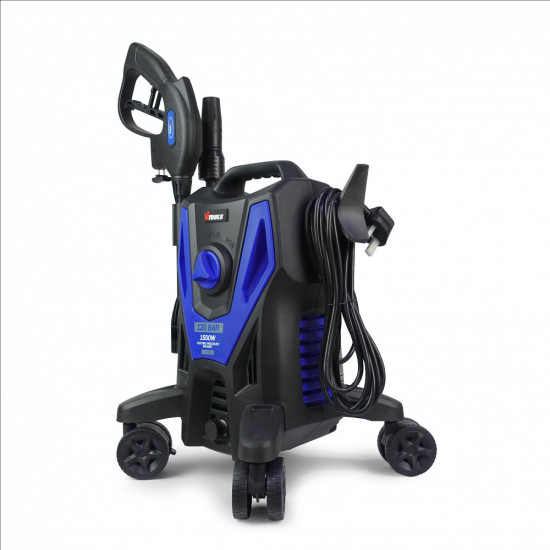 VTOOLS 120 Bar Electric Pressure Washer With 4Wheels,5 Meter Hose & Soap Dispenser