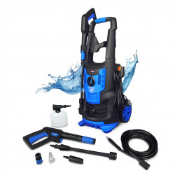 VTOOLS 135 Bar Air Cooled Induction Pressure Washer With 2 Wheels, 5 Meter Hose & Soap Dispenser