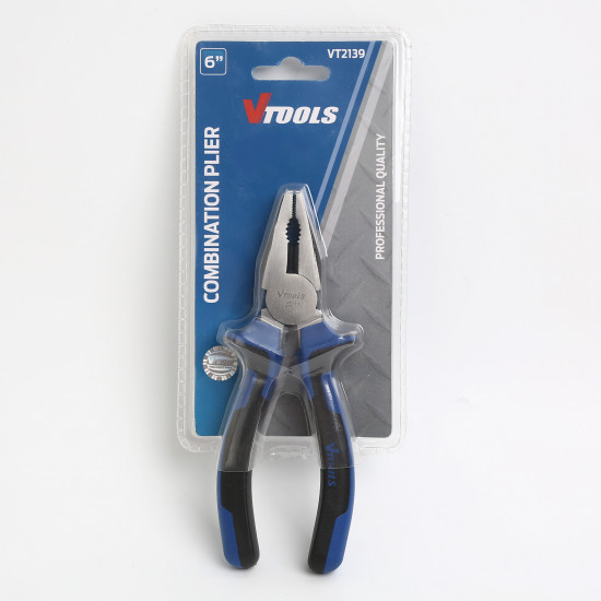 6 Inch Combination Plier with Anti Slip Handle