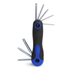 8 Piece Folding Torx Key Wrench Set