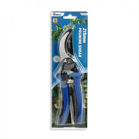 215mm Bypass Pruning Shears With Extra Blade & Compression Spring
