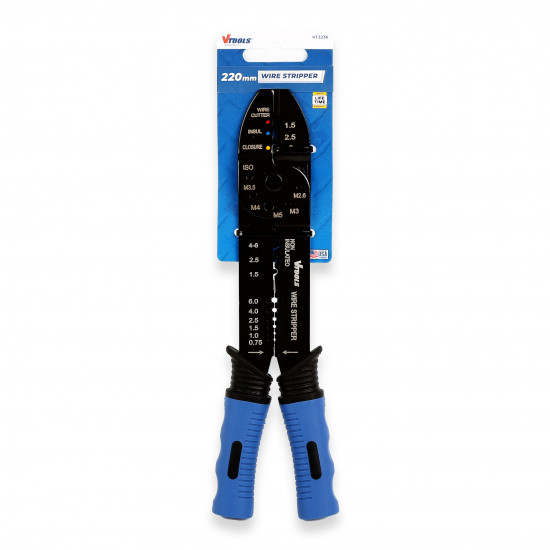 VTOOLS 9 Inch Automatic Wire Stripper Cutter, High Quality Steel With Comfortable Handle