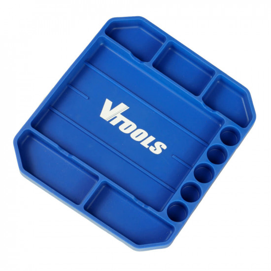 VTOOLS Premium Quality Non Slip Semi Rigid Rubber Tool Tray and Organizer (Medium)