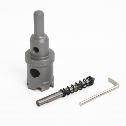 28mm TCT Hole Saw Cutter with Pilot Drill Bit & Allen Wrench