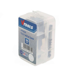 35mm TCT Hole Saw Cutter with Pilot Drill Bit and Allen Wrench