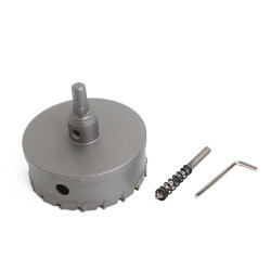 90mm TCT Hole Saw Cutter with Pilot Drill Bit and Allen Wrench