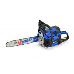 VTOOLS 16 Inch 45cc Gasoline Chainsaw, 550ml Fuel Tank, 2-Stroke Handheld with Air-Cooled Engine