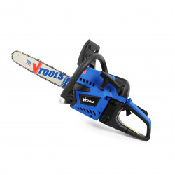 VTOOLS 16 Inch 45cc Gasoline Chainsaw, 550ml Fuel Tank, 2-Stroke Handheld with Air-Cooled Engine