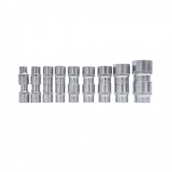 24 PC 1/2" Master Drive CRV Impact Socket Set
