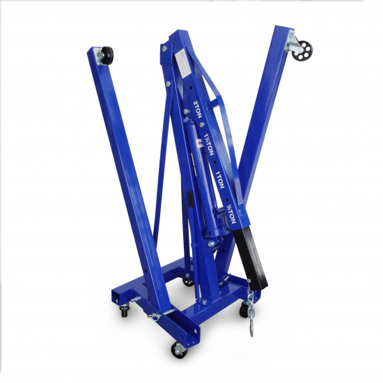 Heavy-Duty 2T Folding Engine Crane with 0-2350mm Lifting Range