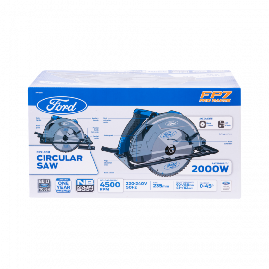 Ford 2000W 235mm Circular Saw