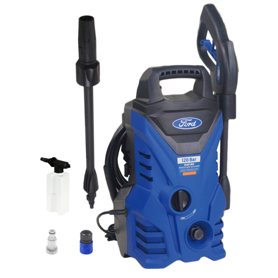 1500W 120Bar Corded Electric Pressure Washer With 5 Meter Hose