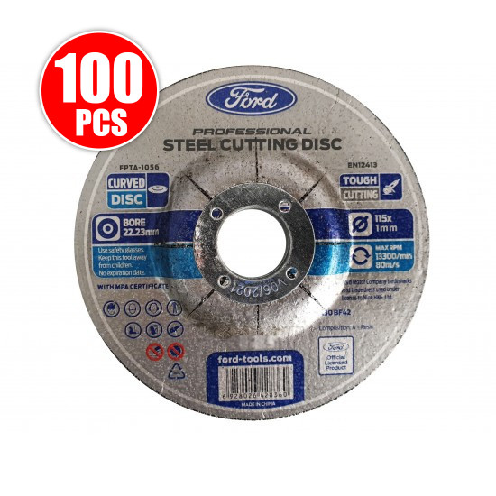 115mm Stainless Steel Cutting- 1mm (100 pcs)