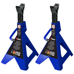 VTOOLS Adjustable Six Ton Car Jack Stand 2 pc Set