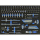 VTOOLS 334 Pcs Tool Cabinet with 7 Drawers