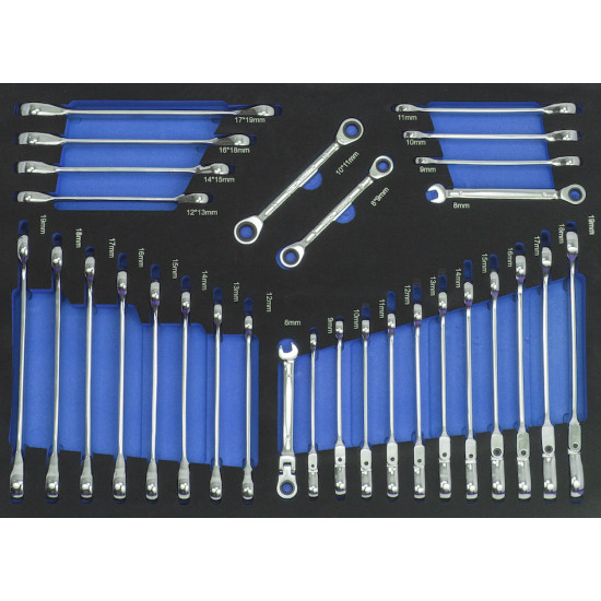 VTOOLS 334 Pcs Tool Cabinet with 7 Drawers