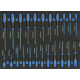 VTOOLS 334 Pcs Tool Cabinet with 7 Drawers